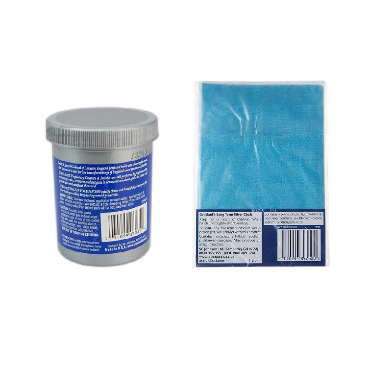 Goddards Silver Polish Foam and Goddards Long Term Silver Cloth Bundle-image-2